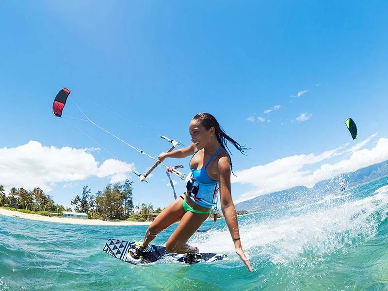 Kitesurf en la costa de Tarifa